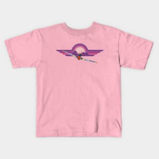 P-51 Mustang Sunrise Wings Kids T-Shirt